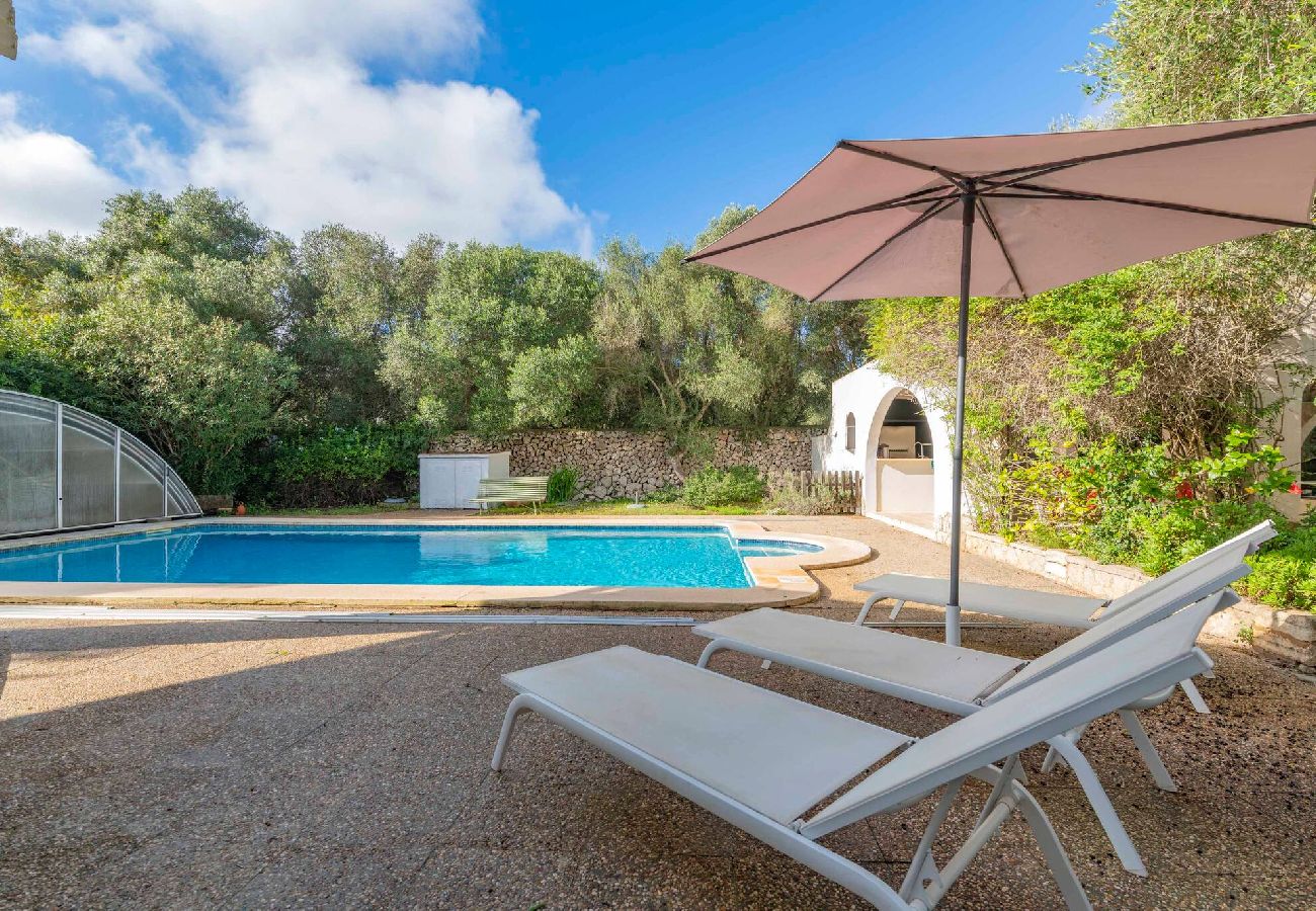 Villa a Es Castell - Villa Rosa — Garden & Pool Retreat